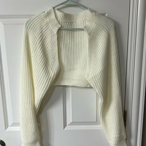 women’s shoulder sweater